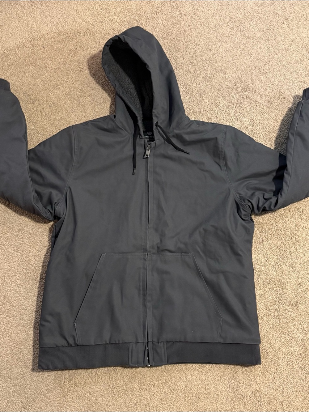 NWT Men's Stormtech Tradesmith Hooded Jacket in Dolphin Grey Size XL